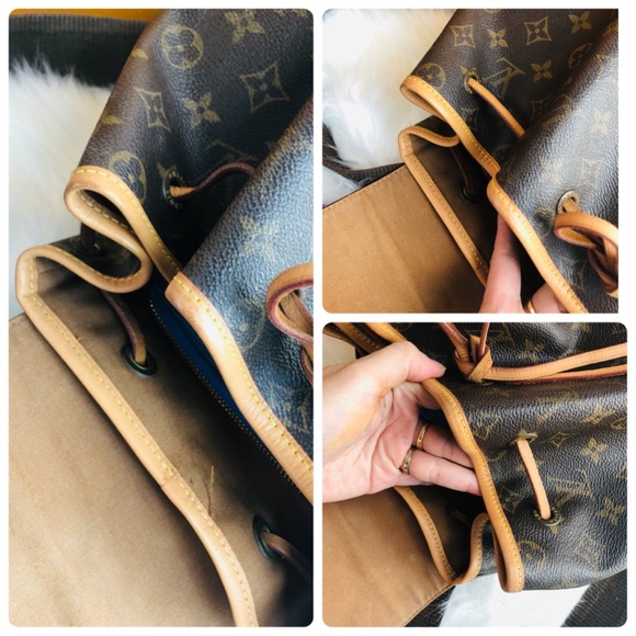 "SOLD"🎁Louis Vuitton Monogram Montsouris GM Backpack 🎈 - Picture 7 of 16